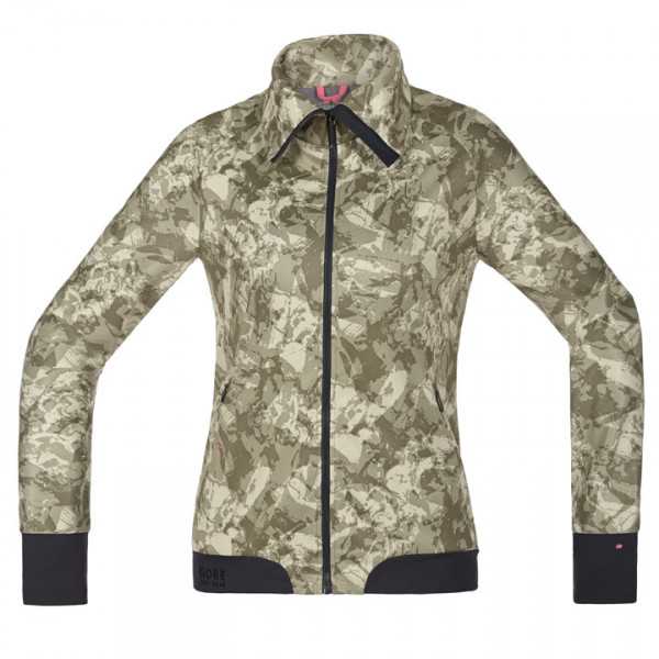 Giacca antivento donna GORe WEAR Power Trail mimetica Giacca antivento donna GORe WEAR Power Trail mimetica
