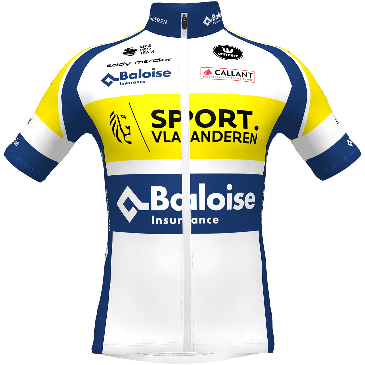 SPORT VLAANDEREN-BALOISE 2022 Short Sleeve Jersey, for men, size 2XL, Cycle shirt, Bike gear