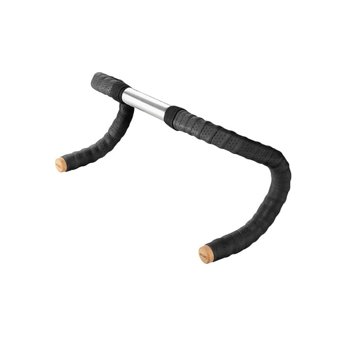 BROOKS lederen stuurlint, zwart stuurhoorntje, Fietsaccessoires