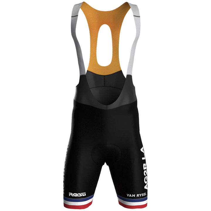 DECATHLON AG2R LA MONDIALE Korte koersbroek Franse kampioen 2024, voor heren,