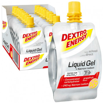 Liquid Gel Grapefruit + Natrium 18 sztuk/opakowanie DEXTRO ENERGY Liquid Gel Grapefruit + Natrium 18 sztuk/opakowanie