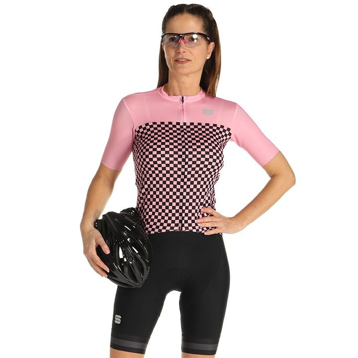 SPORTFUL Checkmate Dames set (fietsshirt + fietsbroek) dames set (2 artikelen),