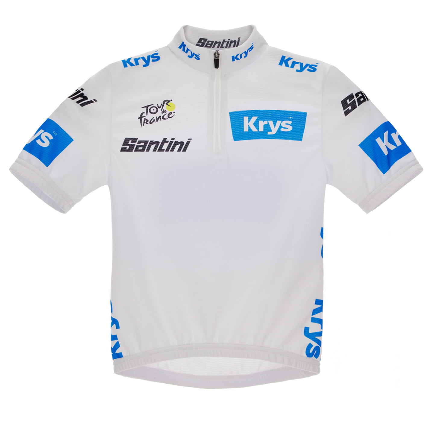 TOUR DE FRANCE Kindershirt witte trui 2025 kinderfietsshirt, Maat L