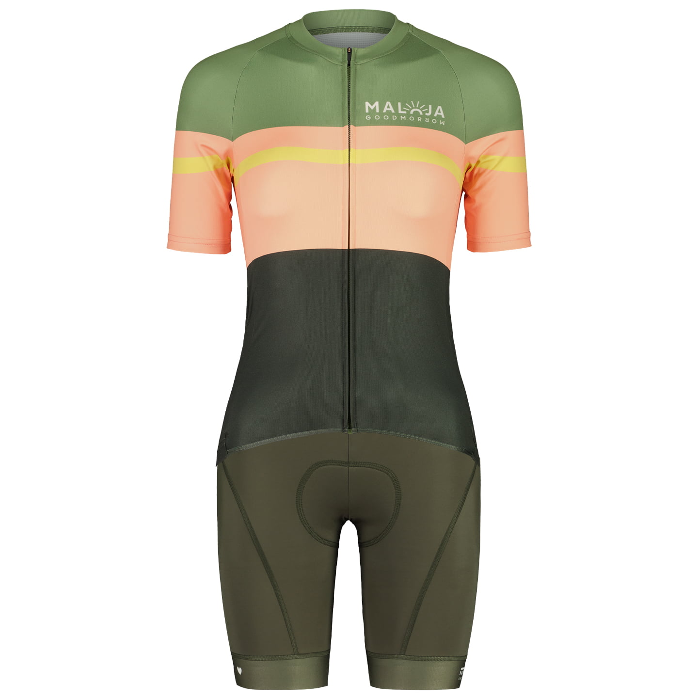 MALOJA MadrisaM. Dames set (fietsshirt + fietsbroek) dames set (2 artikelen),