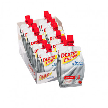 Liquid Gel Cherry + Caffeine 18 sztuk/opakowanie DEXTRO ENERGY Liquid Gel Cherry + Caffeine 18 sztuk/opakowanie