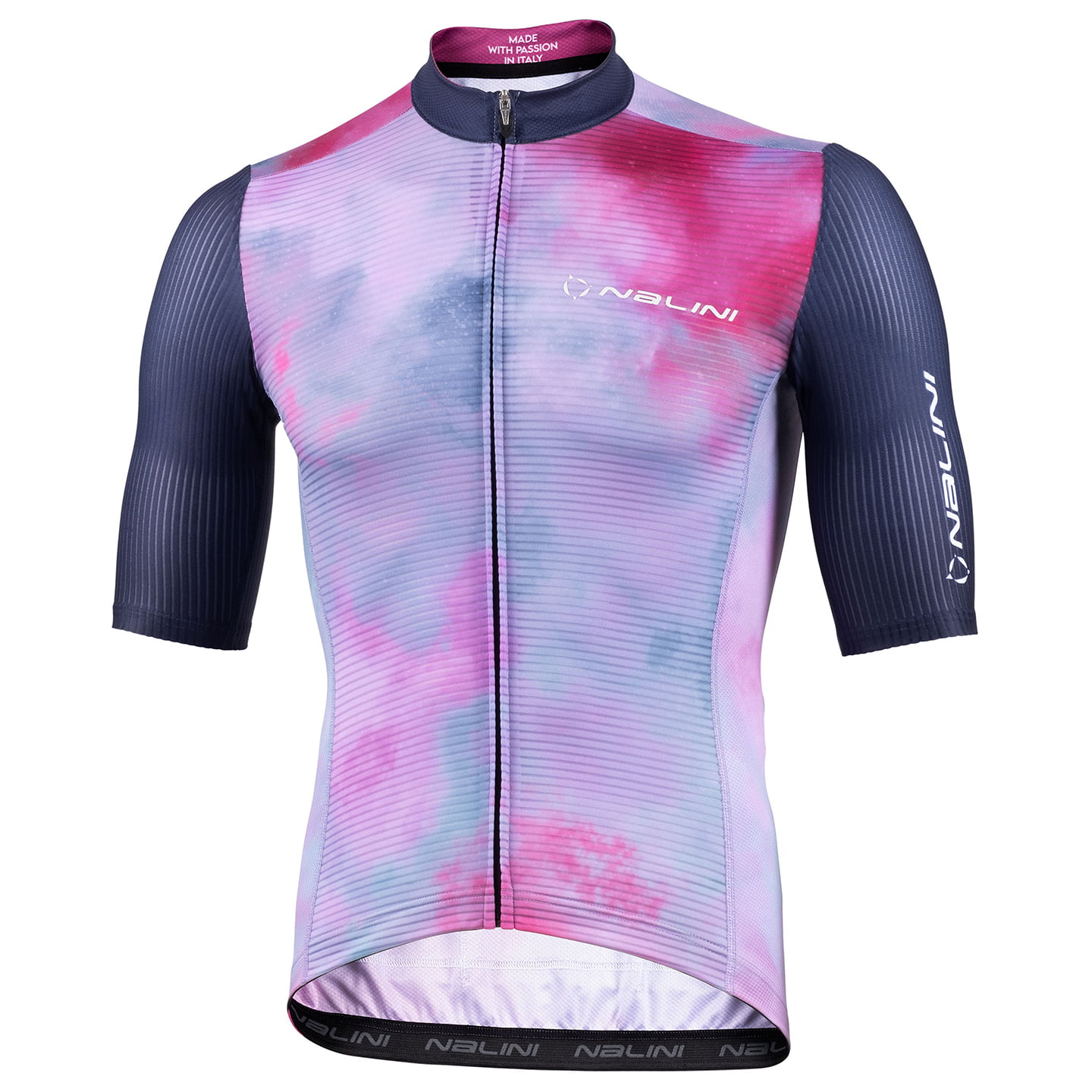 NALINI Trendy fietsshirt met korte mouwen, voor heren, Maat 2XL, Wielershirt,
