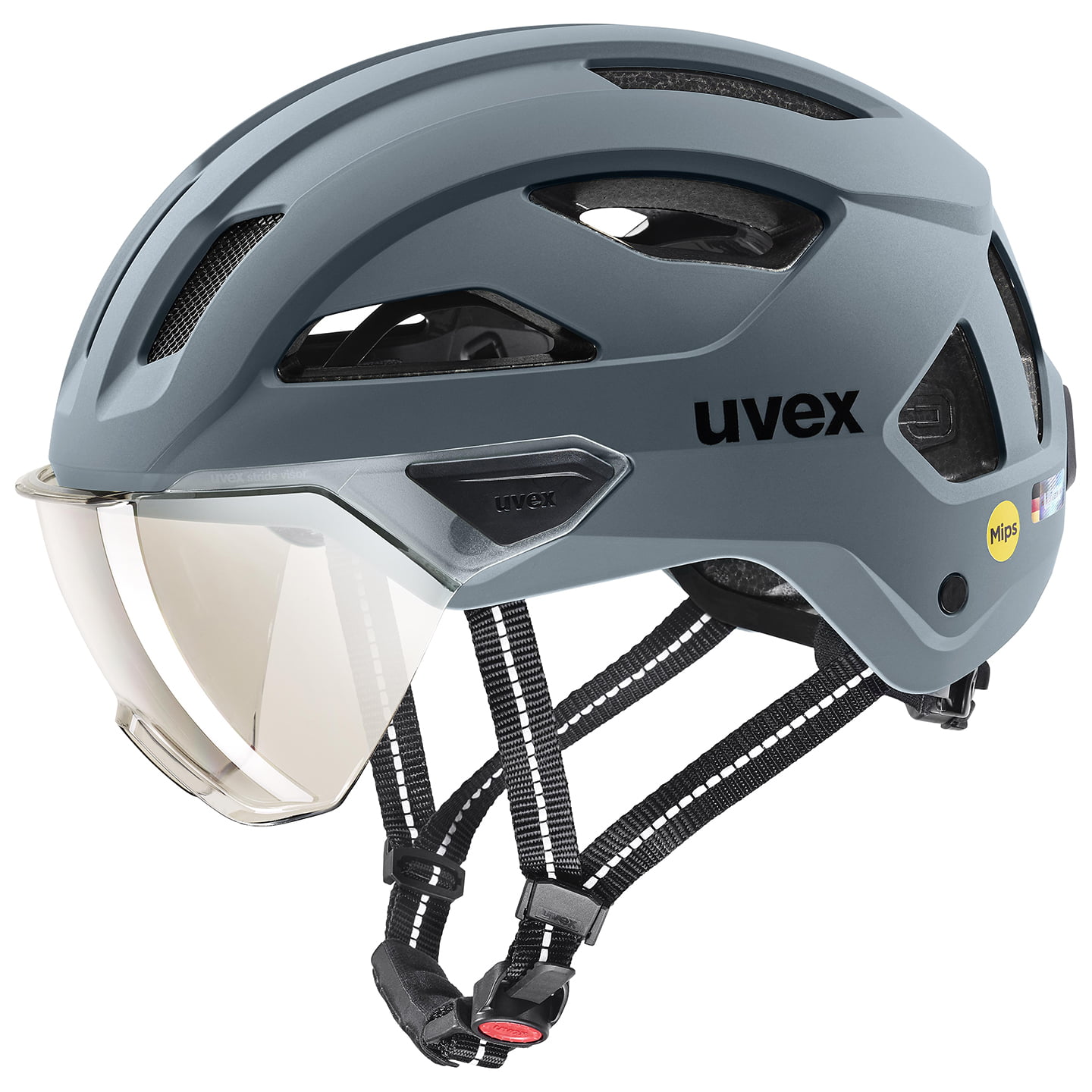UVEX fietshelm Stride Visor MIPS 2025 visor, Maat L