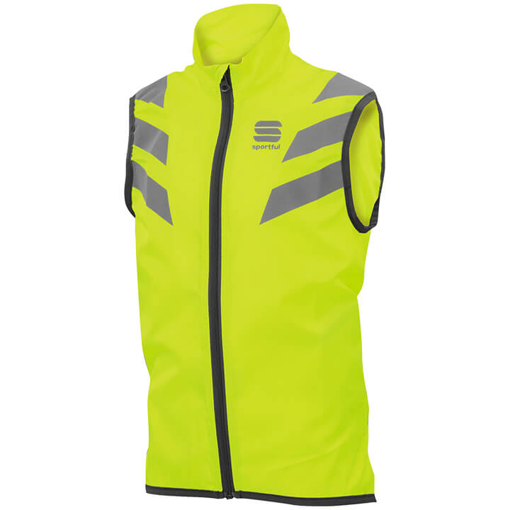 SPORTFUL Kinderen Windvest Reflex windvest, Maat L, Kinder fietskleding