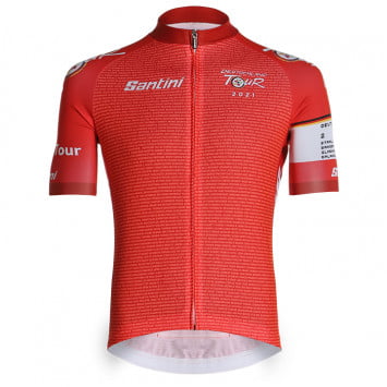 DEUTSCHLAND TOUR Shirt met korte mouwen 2021 General Leader SANTINI DEUTSCHLAND TOUR Shirt met korte mouwen 2021 General Leader