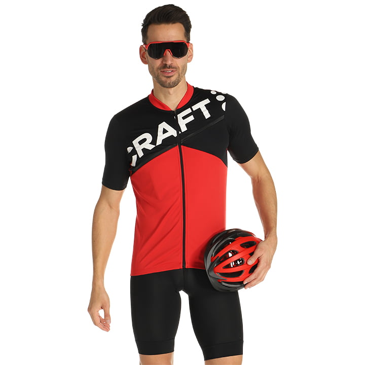 CRAFT Endurance Logo Set (cycling jersey + cycling shorts) Set (2 pieces), for men