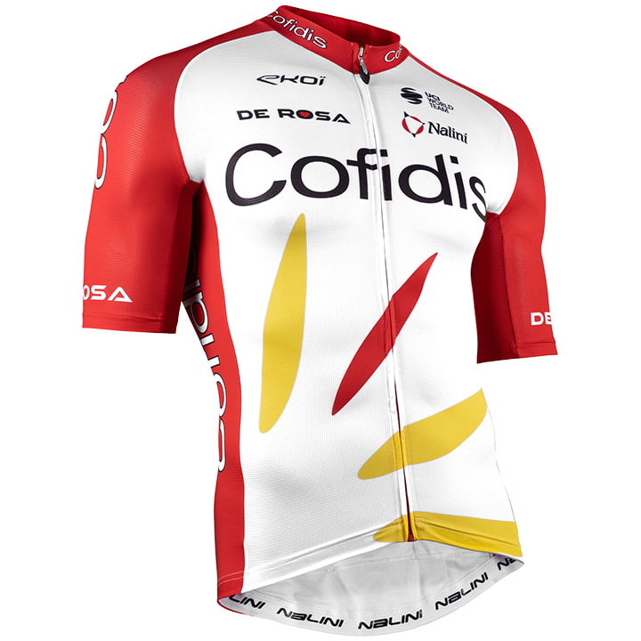 COFIDIS 2021 Short Sleeve Jersey, for men, size 2XL, Cycle shirt, Bike gear