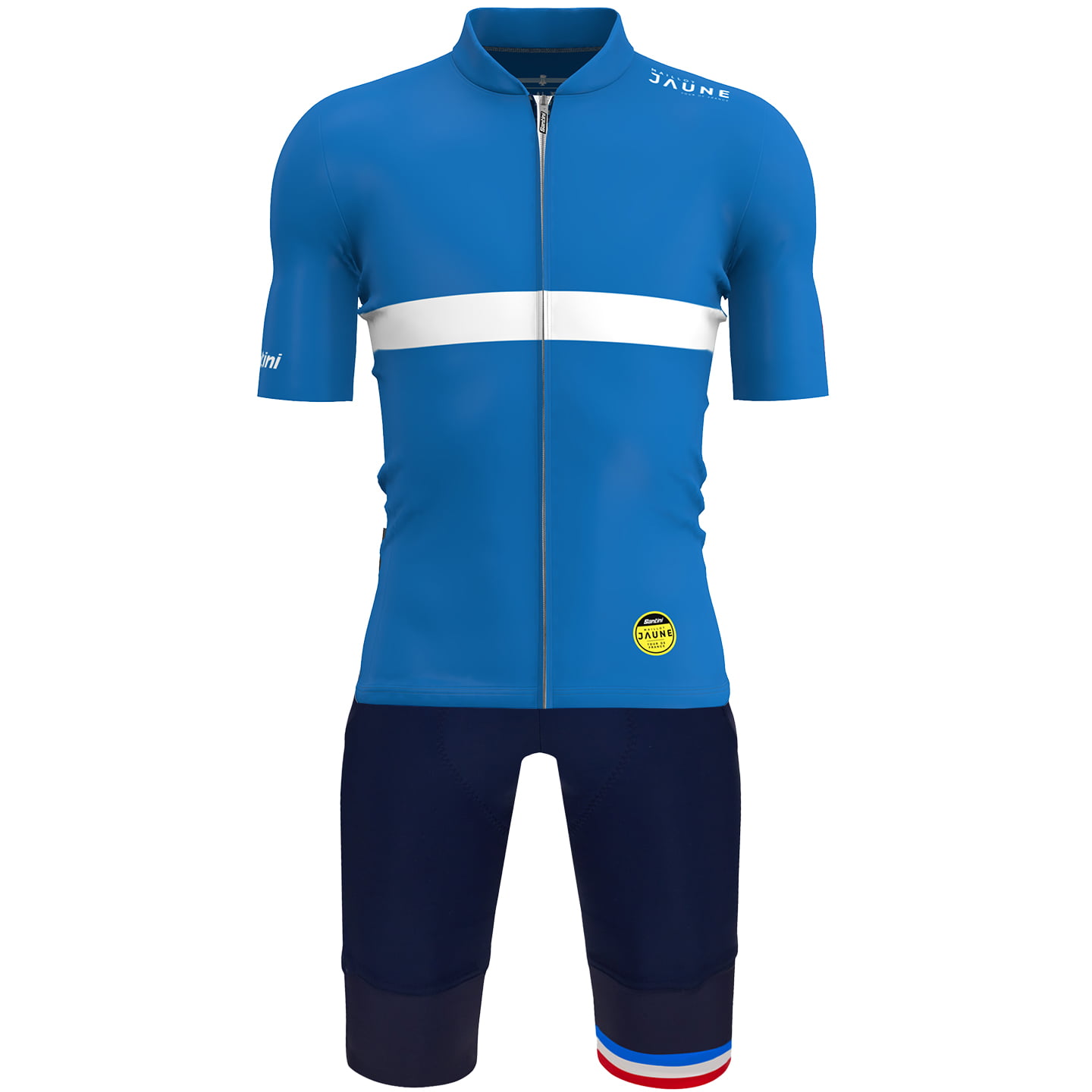 TOUR DE FRANCE Bonette 2024 Set (fietsshirt + fietsbroek) set (2 artikelen),