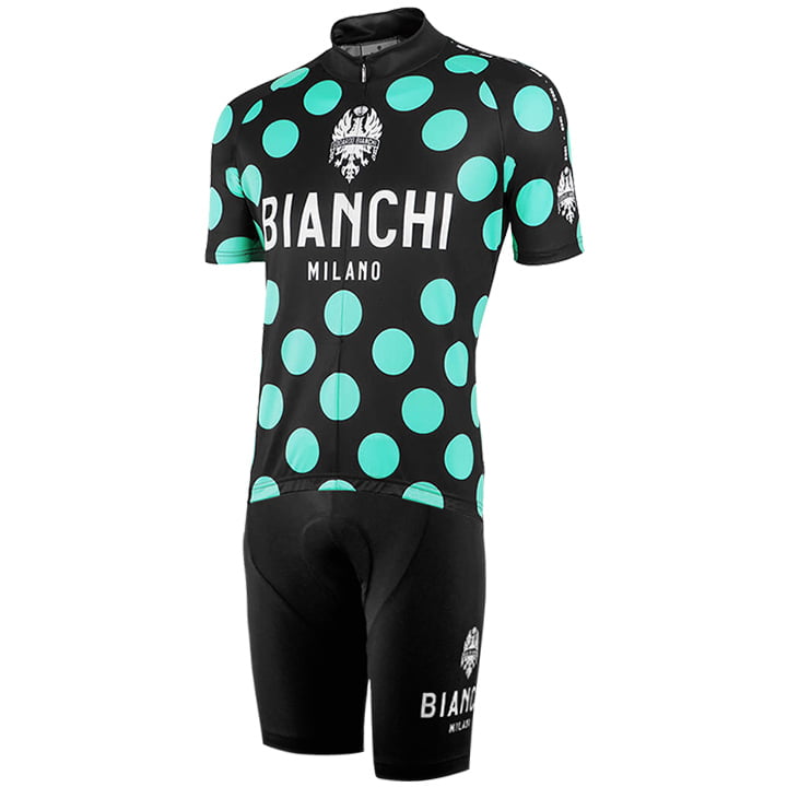 BIANCHI MILANO Pride Set (fietsshirt + fietsbroek) set (2 artikelen), voor heren