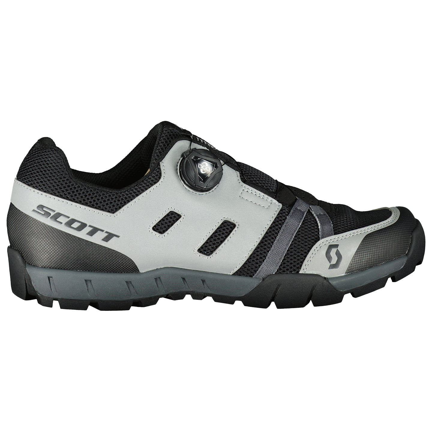 SCOTT Crus-R Boa Reflective 2024 MTB Shoes MTB Shoes, for men, size 42, Cycling shoes