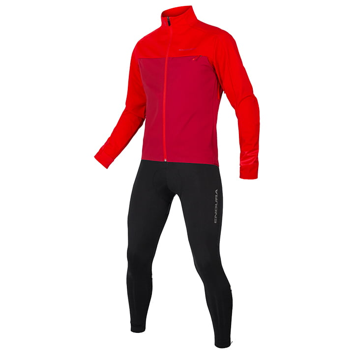 ENDURA Windchill Set (winter fietsjack + lange koersbroek) set (2 artikelen), vo