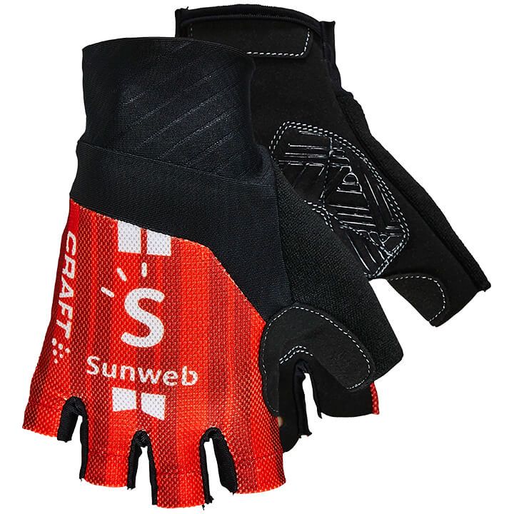 TEAM SUNWEB 2019 Cycling Gloves, for men, size S, Cycling gloves, Cycling clothing