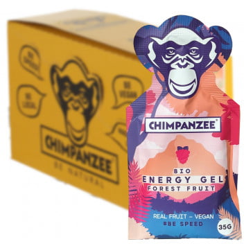 Gel energetico Frutto di bosco 25 pz./scatola CHIMPANZEE Gel energetico Frutto di bosco 25 pz./scatola