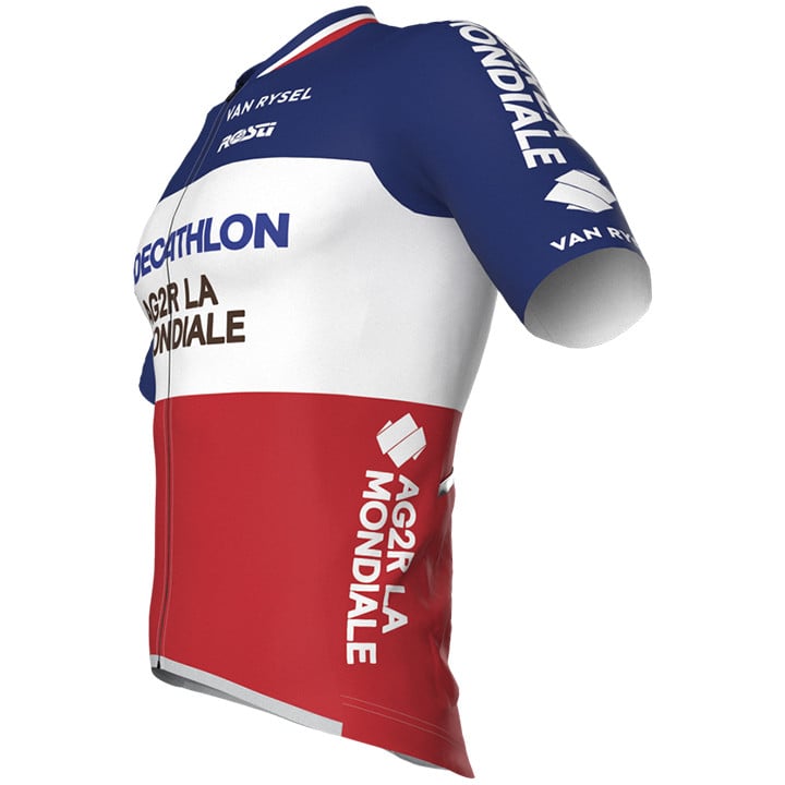 Cycliste Maillot Ag2r CitroÃ«n 2021 Decathlon Maillot Cyclisme