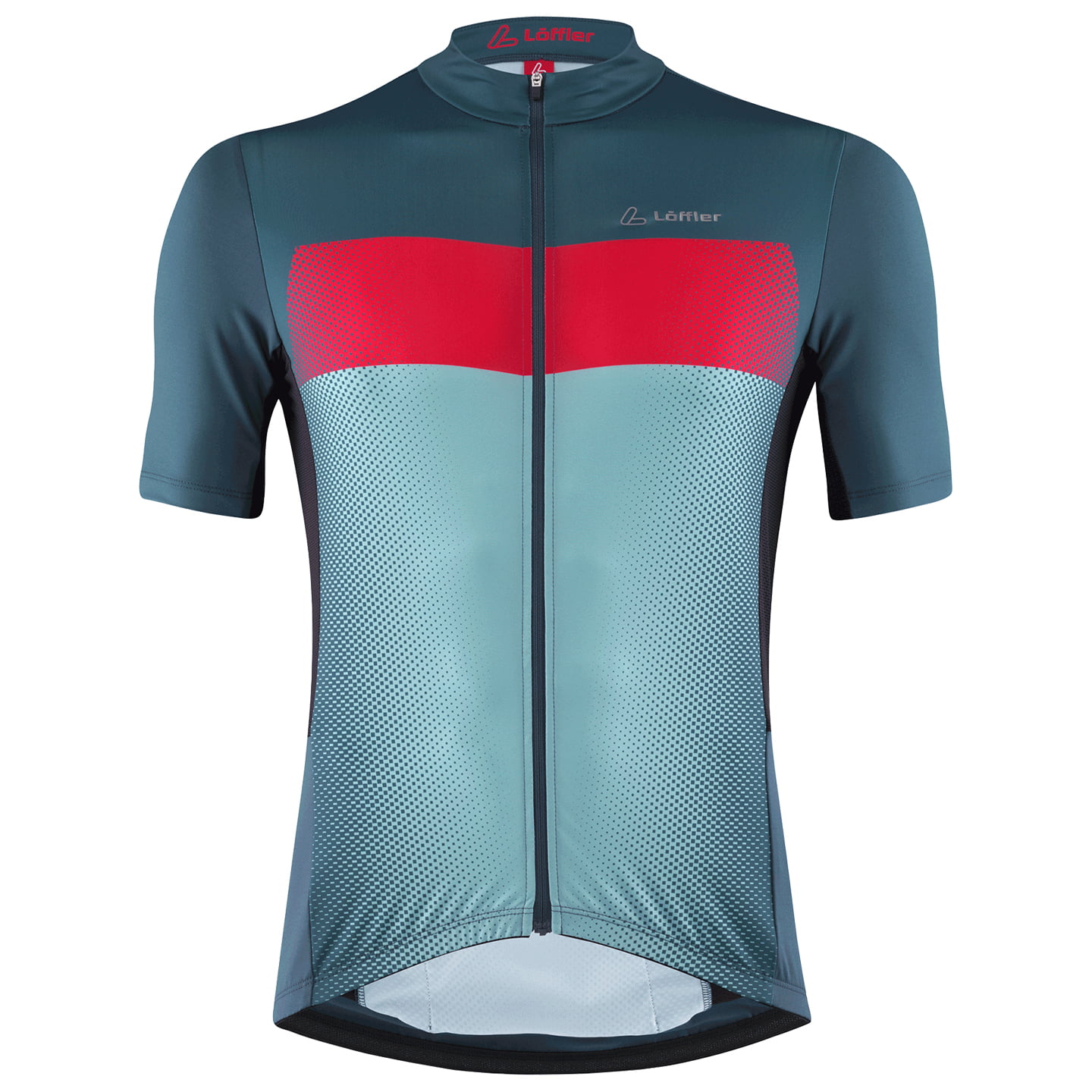 LÖFFLER Grady Mid fietsshirt met korte mouwen, voor heren, Maat L, Fietsshirt,