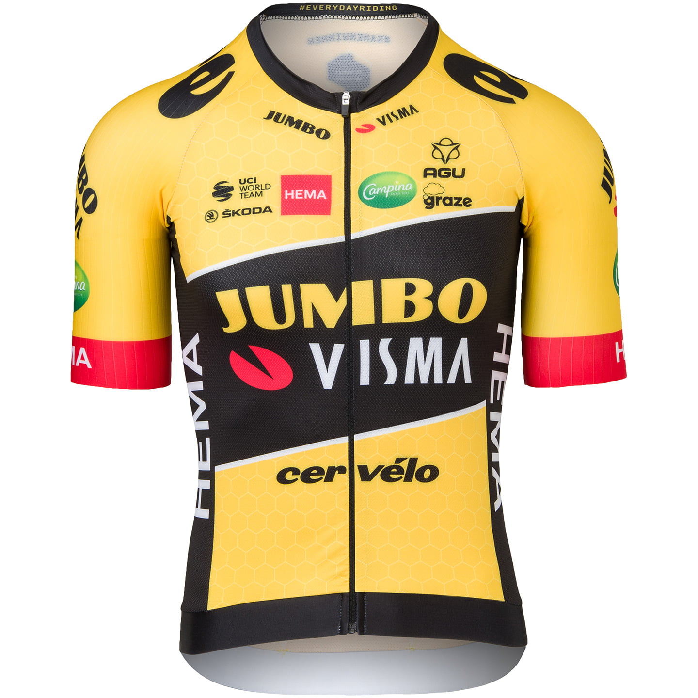 2022 Jumbo Visma Jersey.  Official Pro Cycling Jerseys