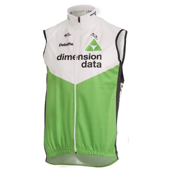 TEAM DIMENSION DATA 2018 Wind Vest Wind Vest, for men, size 2XL, Cycle shirt, Bike gear