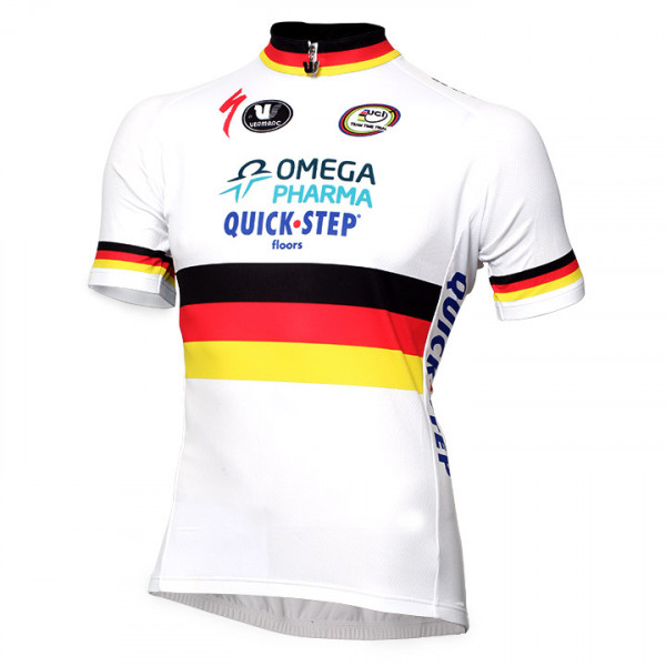 Maglia OMEGA PHARMA - QUICK-STEP Campione crono tedesco 13-14 Maglia OMEGA PHARMA - QUICK-STEP Campione crono tedesco 13-14