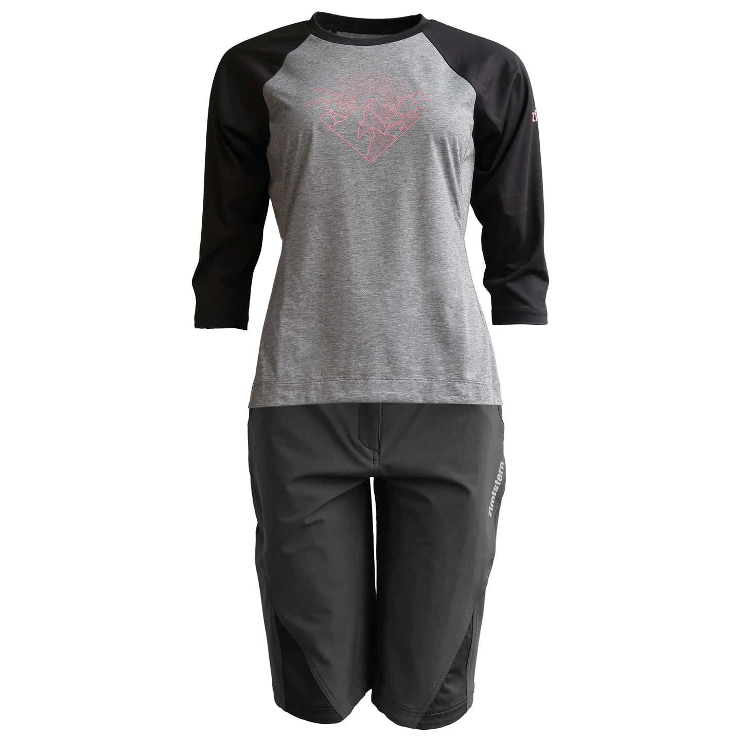 ZIMTSTERN PureFlowz Dames set (fietsshirt + fietsbroek) dames set (2 artikelen),