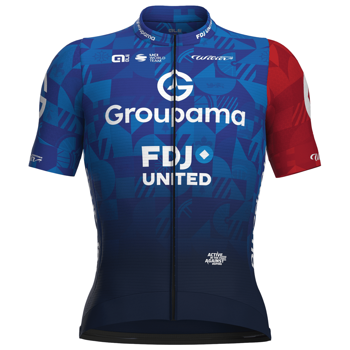 GROUPAMA FDJ Shirt met korte mouwen Tour de France Edition 2025 fietsshirt met