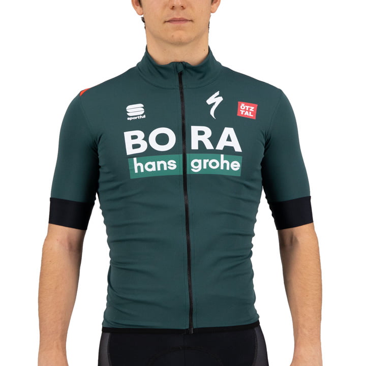 BORA-hansgrohe Short Sleeve Pro Race 2021 Light Jacket, for men, size L, Bike jacket, Cycle gear