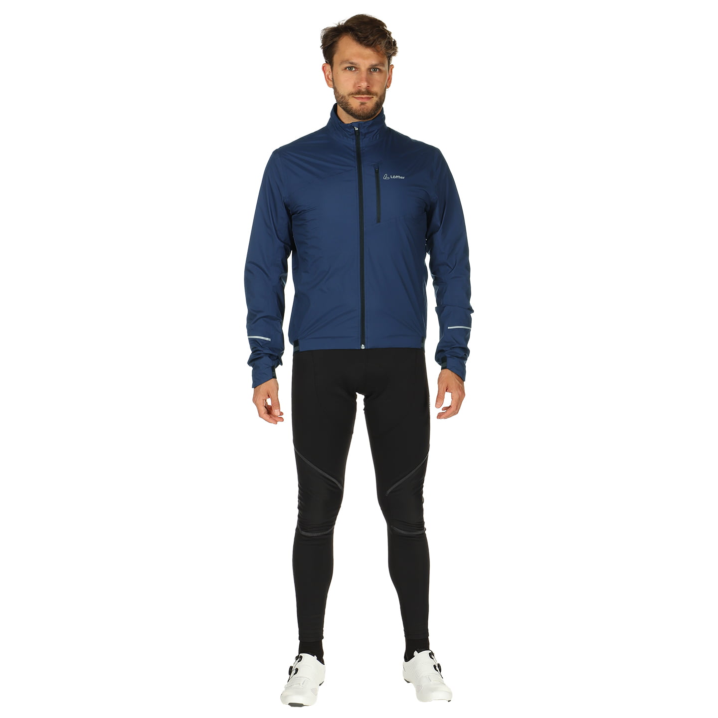 LÖFFLER PL Active Set (winter fietsjack + lange koersbroek) set (2 artikelen),