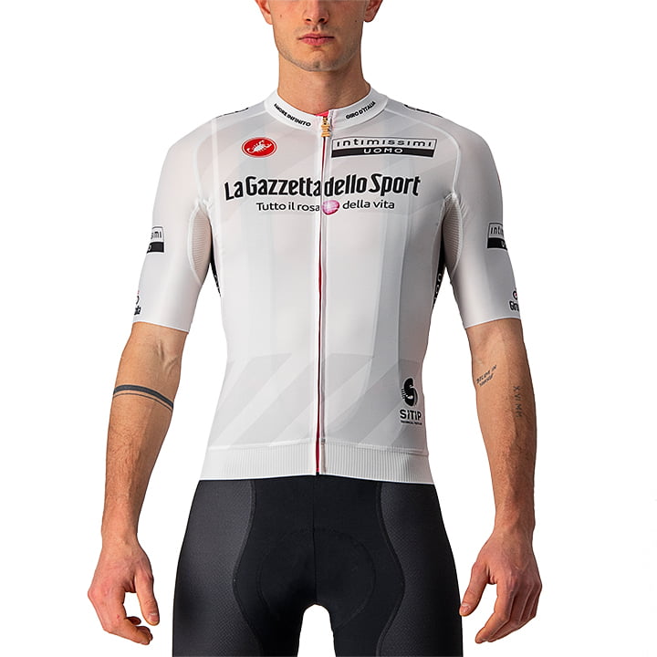 GIRO D’ITALIA Short Sleeve Race Jersey Maglia Bianca 2021 Short Sleeve Jersey, for men, size 2XL, Cycle shirt, Bike gear