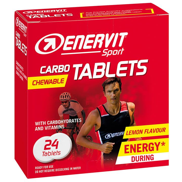 ENERVIT Sport Carbo Lemon kauwtabletten, Sportdrank, Prestatiedrank