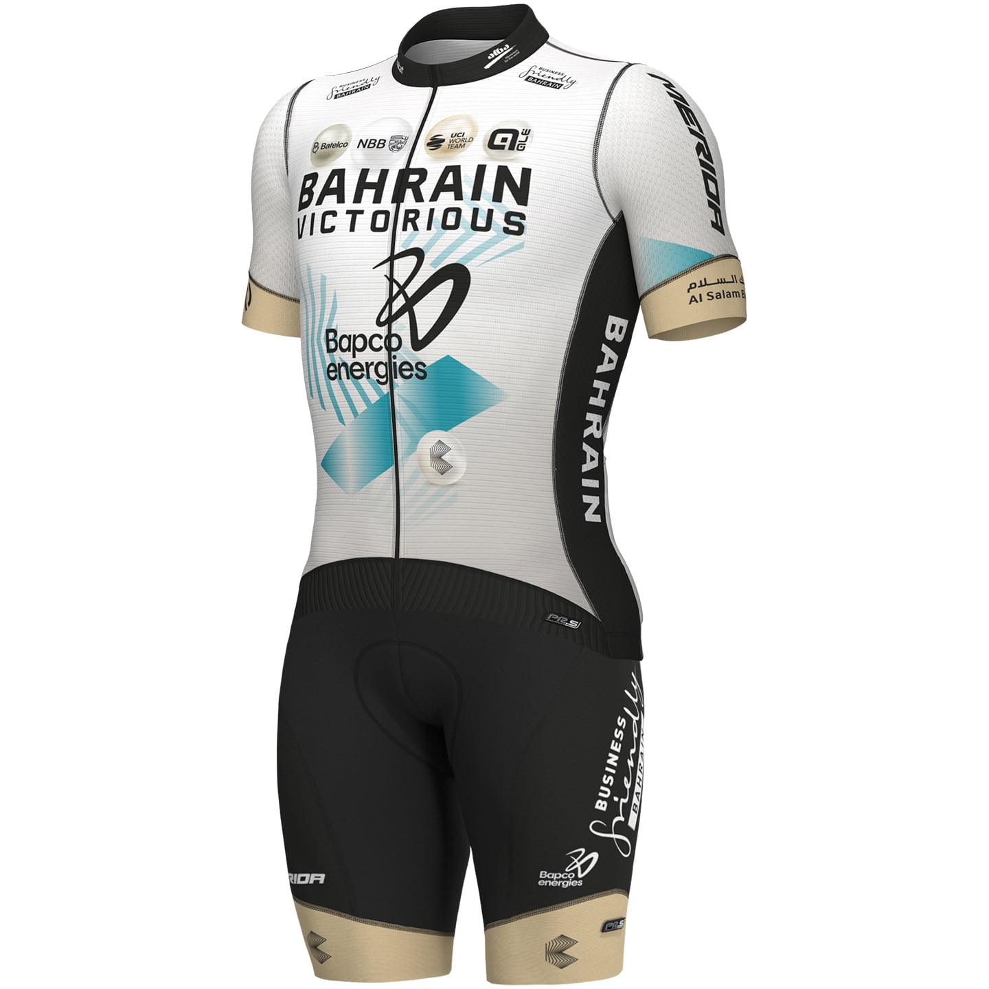 BAHRAIN - VICTORIOUS PR.S TDF 2023 Set (cycling jersey + cycling shorts) Set (2 pieces), for men, Cycling clothing
