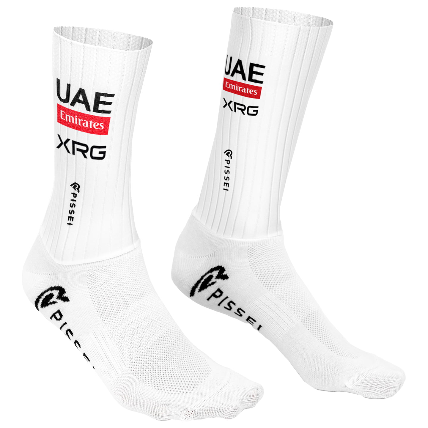 UAE TEAM EMIRATES - XRG Race 2025 fietssokken, voor heren, Maat L-XL,