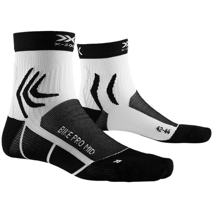 X-SOCKS Fietssokken Bike Pro Mid fietssokken, voor heren, Maat S, Fiets kleding