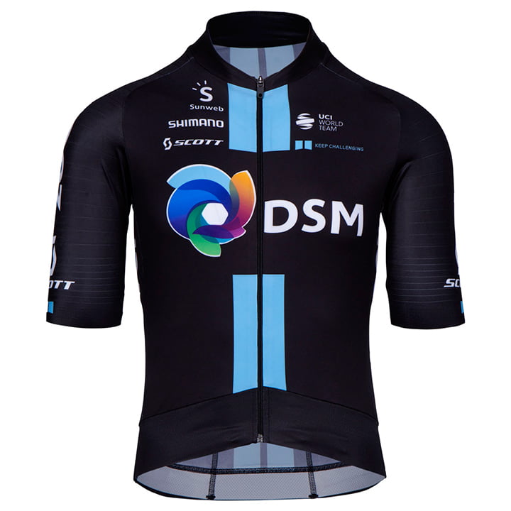 TEAM DSM Shirt met korte mouwen Aero 2021 fietsshirt met korte mouwen, voor here