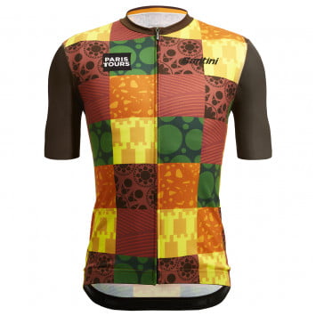 Maillot mangas cortas SANTINI Paris-Tours Vigne 2023 SANTINI Maillot mangas cortas SANTINI Paris-Tours Vigne 2023