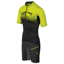 Northwave Origin Jersey - Dark Grey/Yellow Fluo