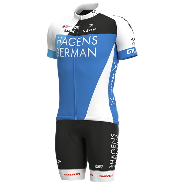 HAGENS BERMAN AXEON 2021 Set (fietsshirt + fietsbroek), voor heren, Fietskleding