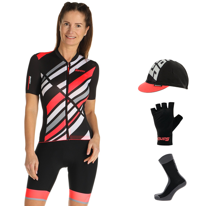 SANTINI Raggio Dames Maxi-Set (5 stukken) maxiset (5 artikelen), Wielerkleding