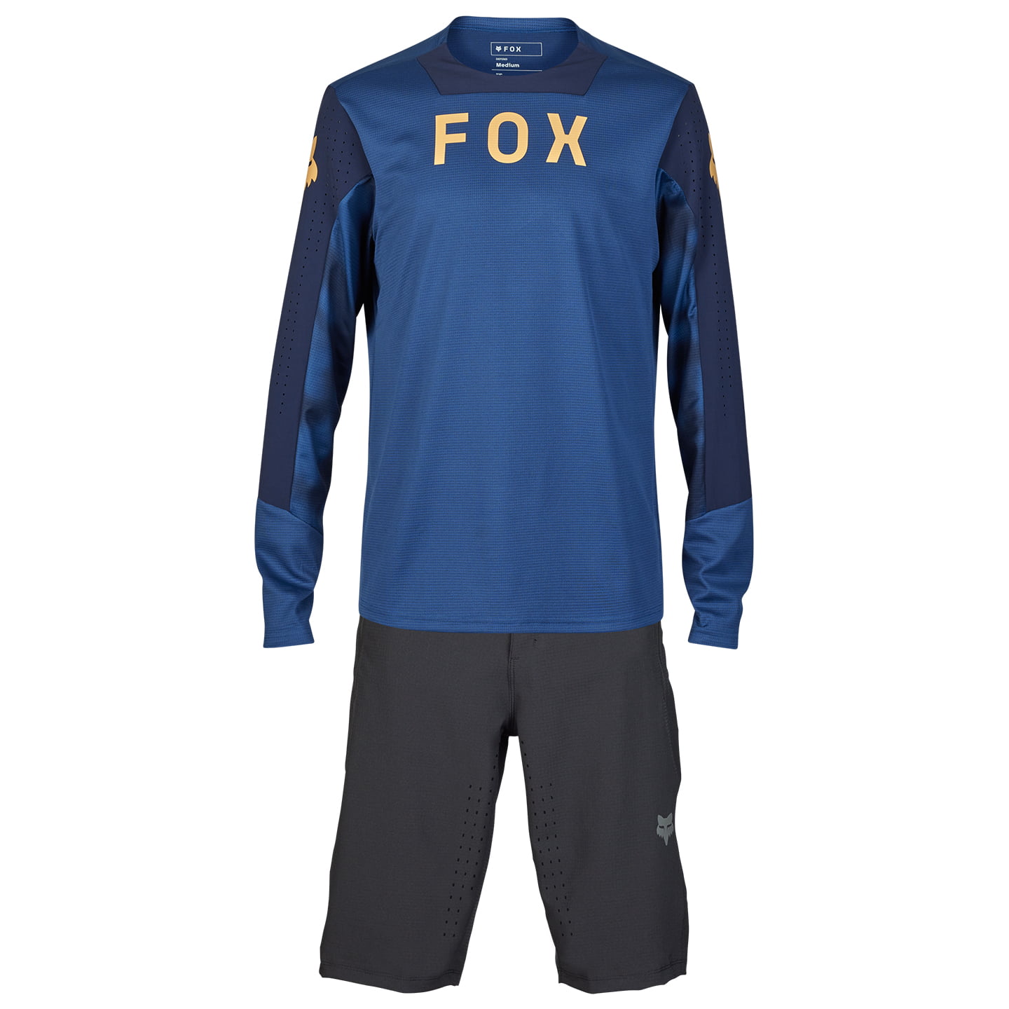 FOX Defend Set (fietsshirt + fietsbroek) set (2 artikelen), voor heren