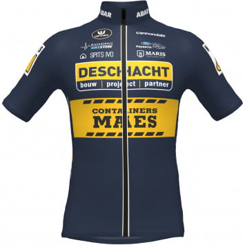 DESCHACHT - HENS - MEAS fietsshirt met korte mouwen 2022 VERMARC DESCHACHT - HENS - MEAS fietsshirt met korte mouwen 2022