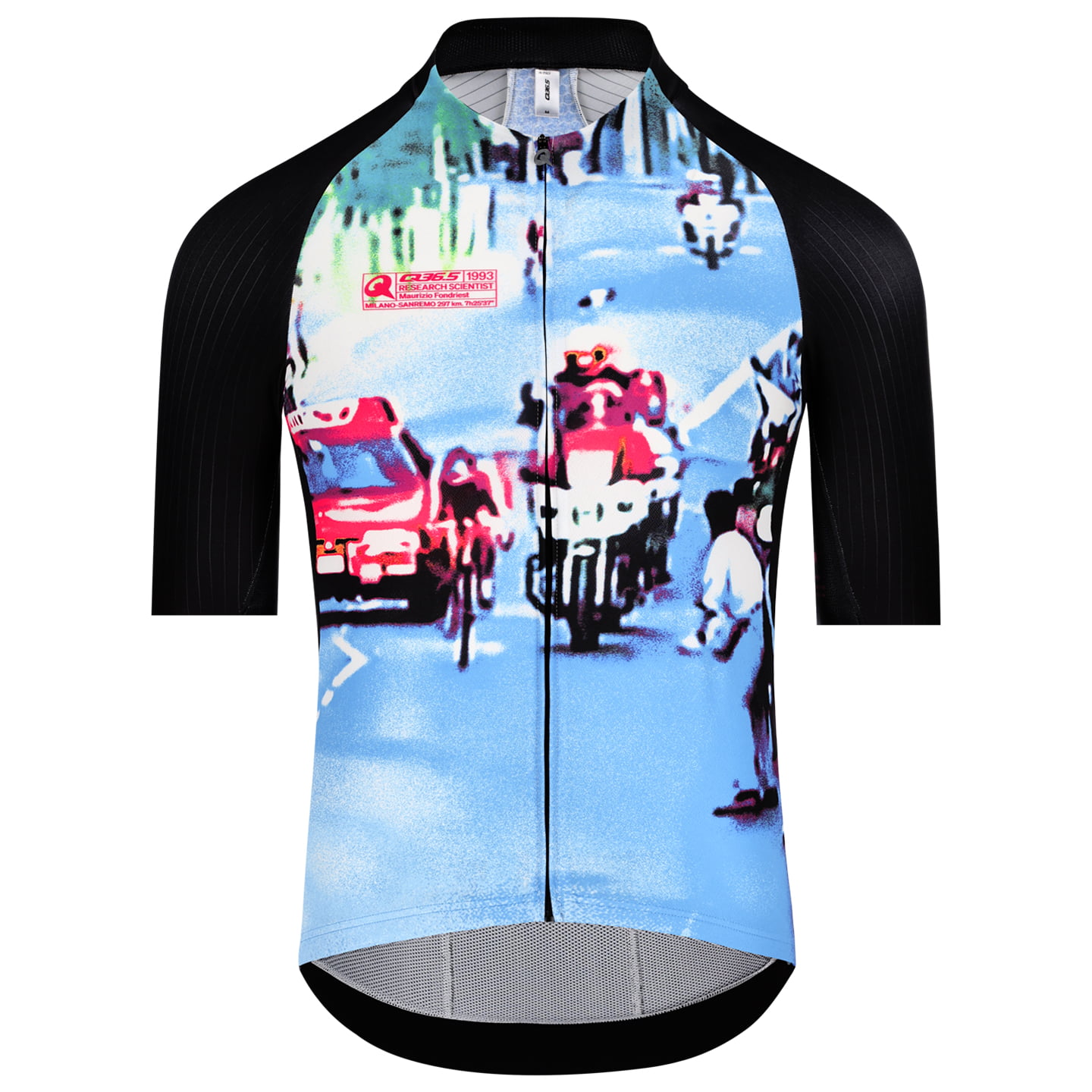 Q36.5 Milano-Sanremo Fondriest 2025 fietsshirt met korte mouwen, voor heren,