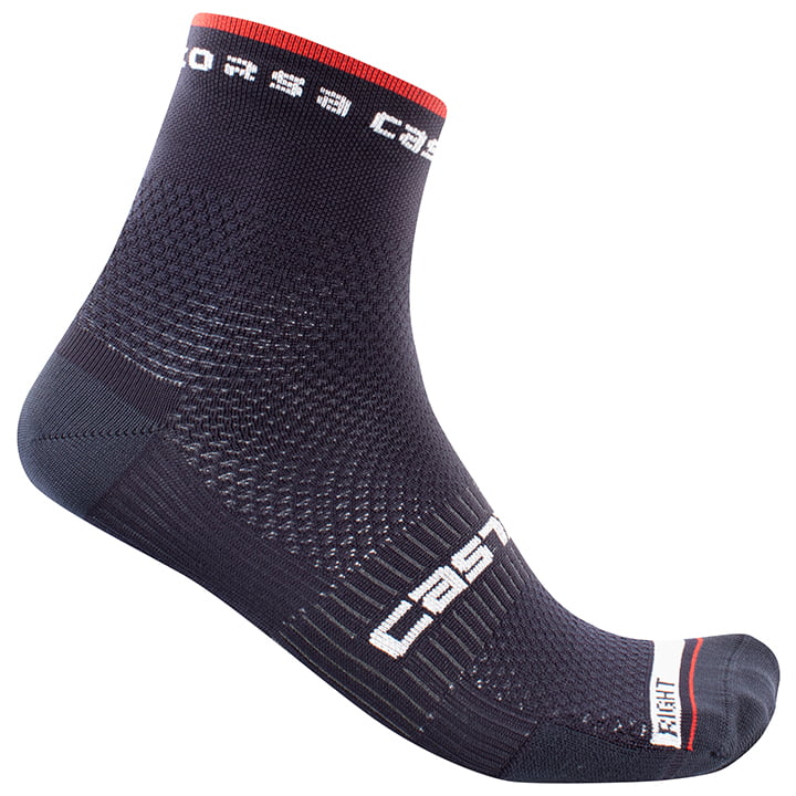CASTELLI Rosso Corsa 9 Cycling Socks Cycling Socks, for men, size 2XL, MTB socks, Cycling clothing
