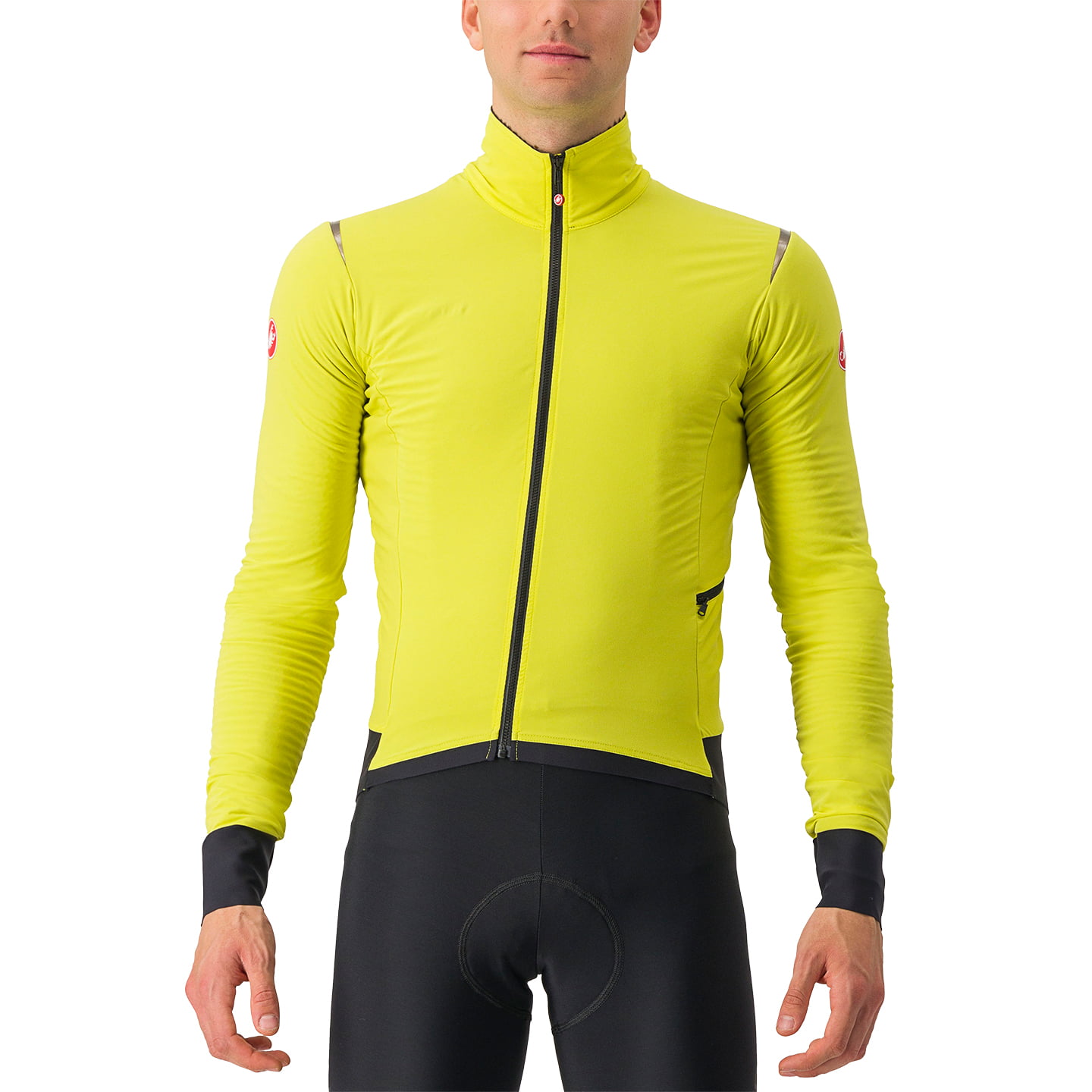 CASTELLI Winter Jacket Alpha Flight RoS Thermal Jacket, for men, size 2XL, Winter jacket, Cycling clothing