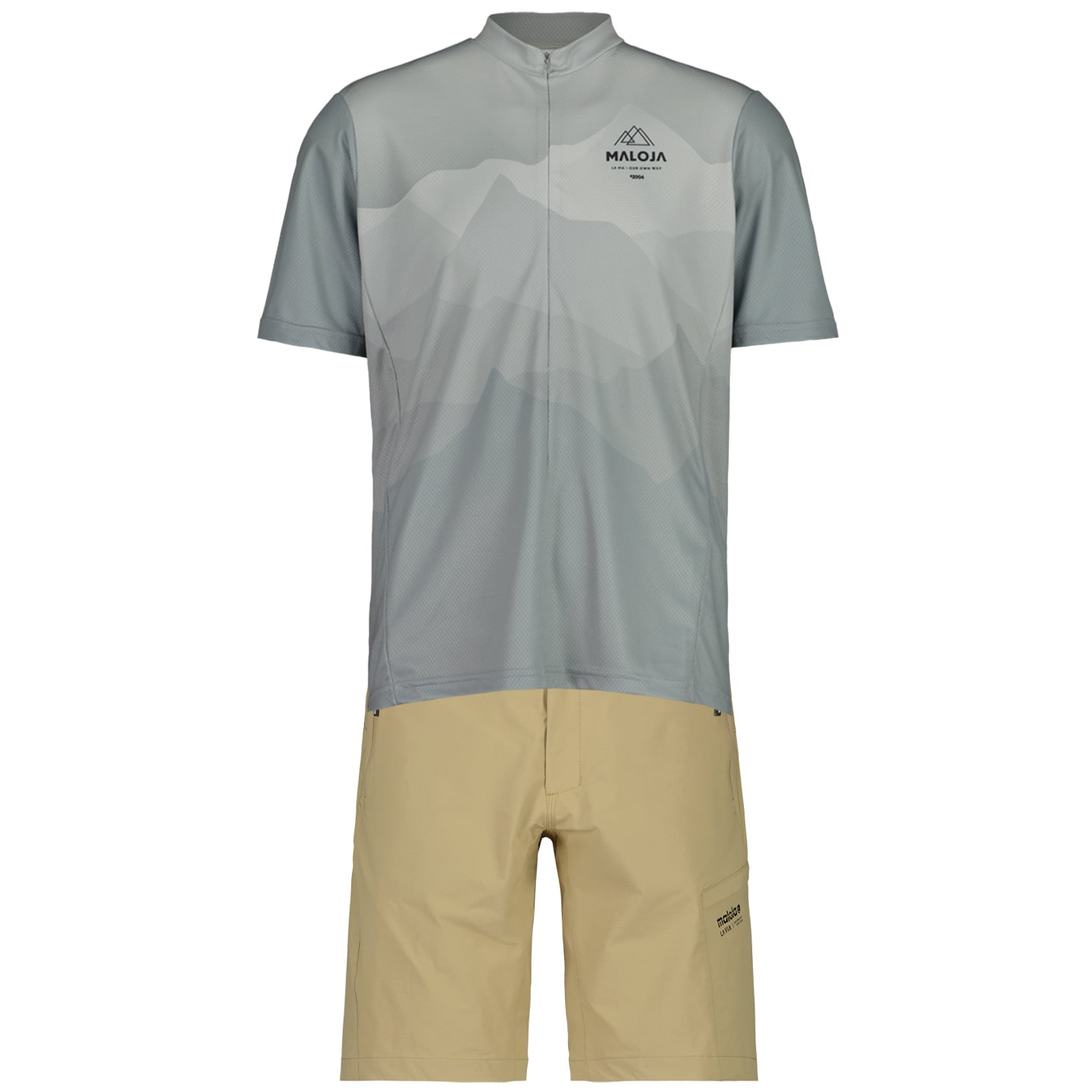 MALOJA MoriM. Set (fietsshirt + fietsbroek) set (2 artikelen), voor heren