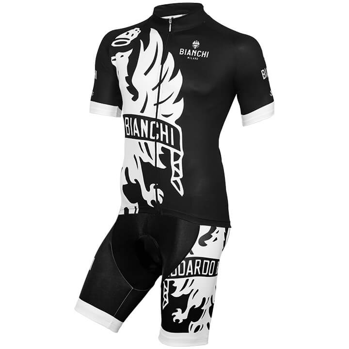 BIANCHI MILANO Cinca Set (fietsshirt + fietsbroek) set (2 artikelen), voor heren
