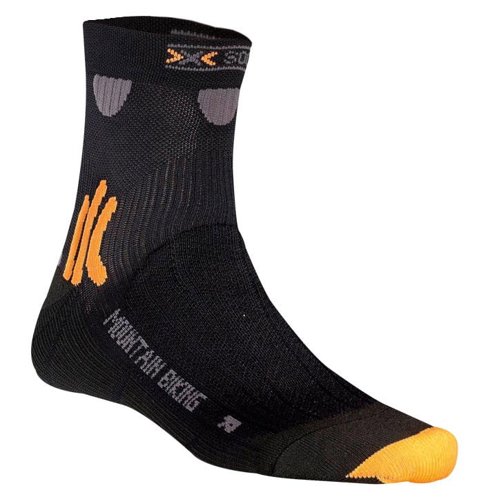 Cycle socks X-socks MTB short black Cycling Socks, for men, size S, MTB socks, Cycling clothes