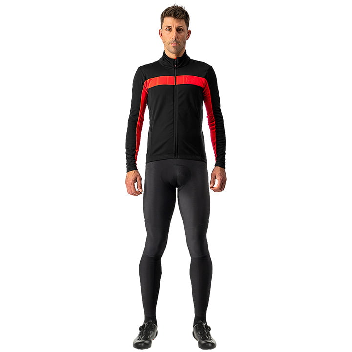 CASTELLI Mortirolo VI Set (winter jacket + cycling tights) Set (2 pieces), for men