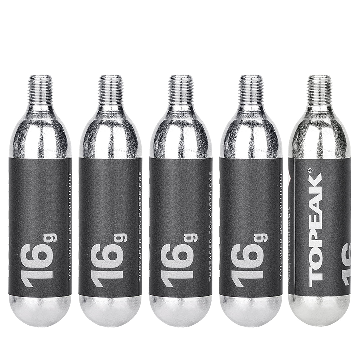 TOPEAK CO2 patroon 5er-Pack, Fietspomp, Fietsaccessoires